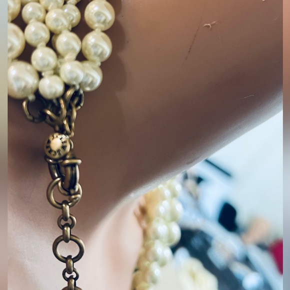 J.CREW PEARL TWISTED HAMMOCK NECKLACE - Picture 11 of 14